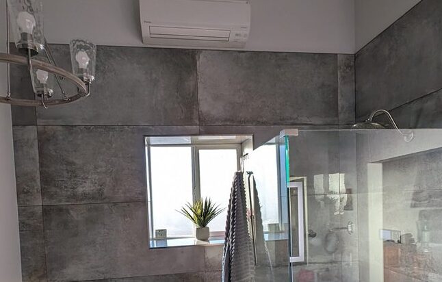 A Mitsubishi Wall mounted mini-split unit