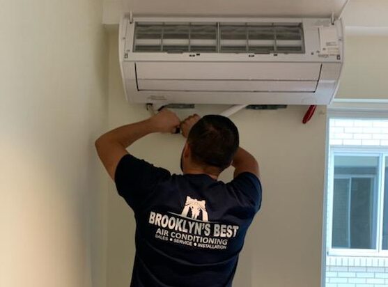 Split AC system installation